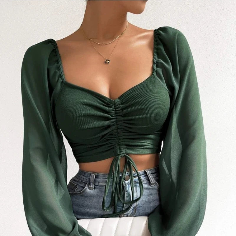 Camiseta Midriff Charm