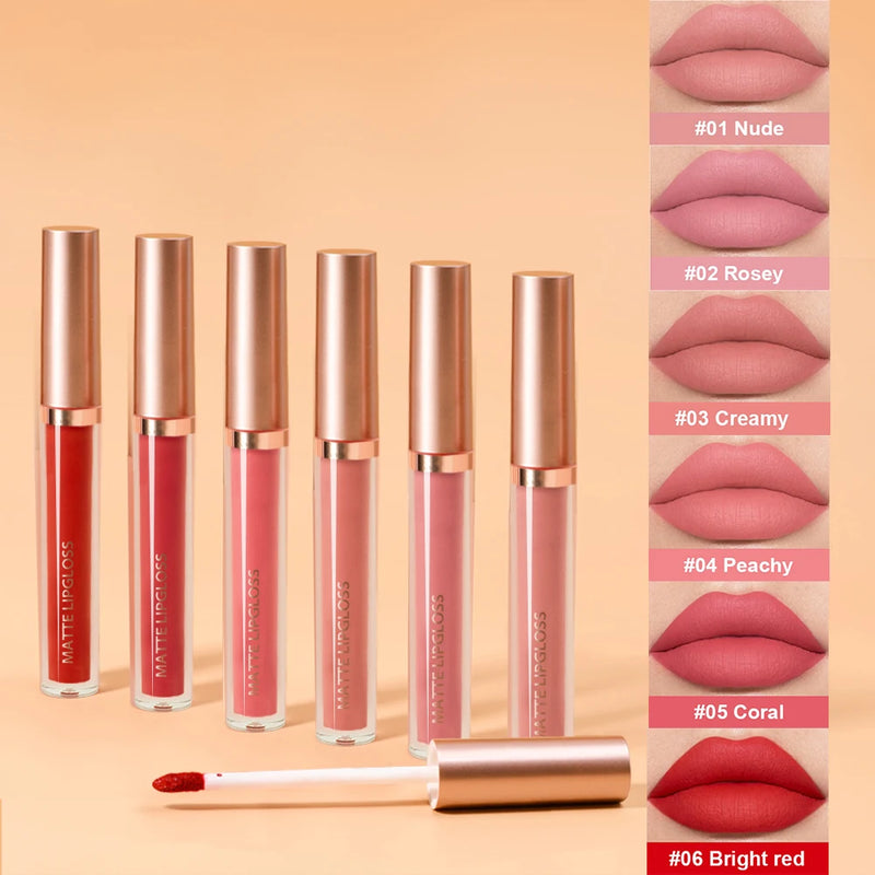 Kit 6un Matte Lipgloss