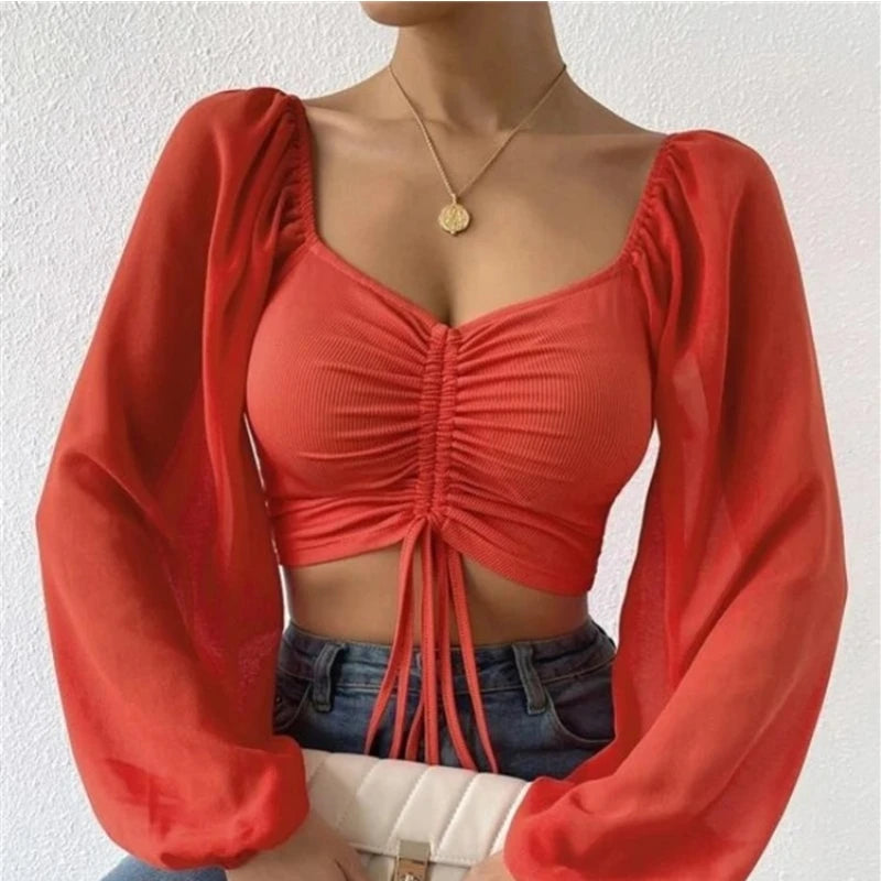 Camiseta Midriff Charm